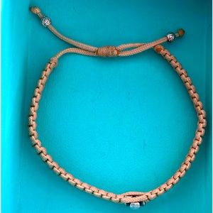 Cute tan chord bracelet